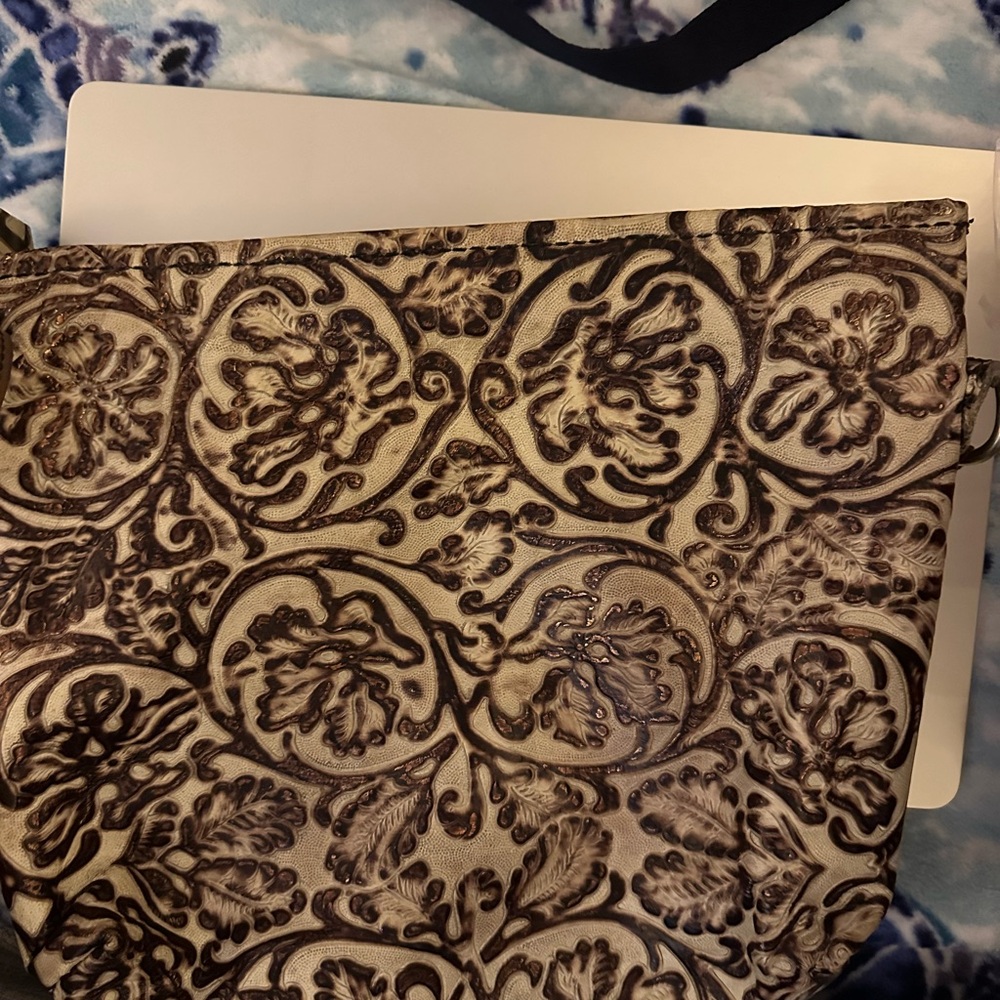 Elegant Brown Patterned Shoulder Bag
